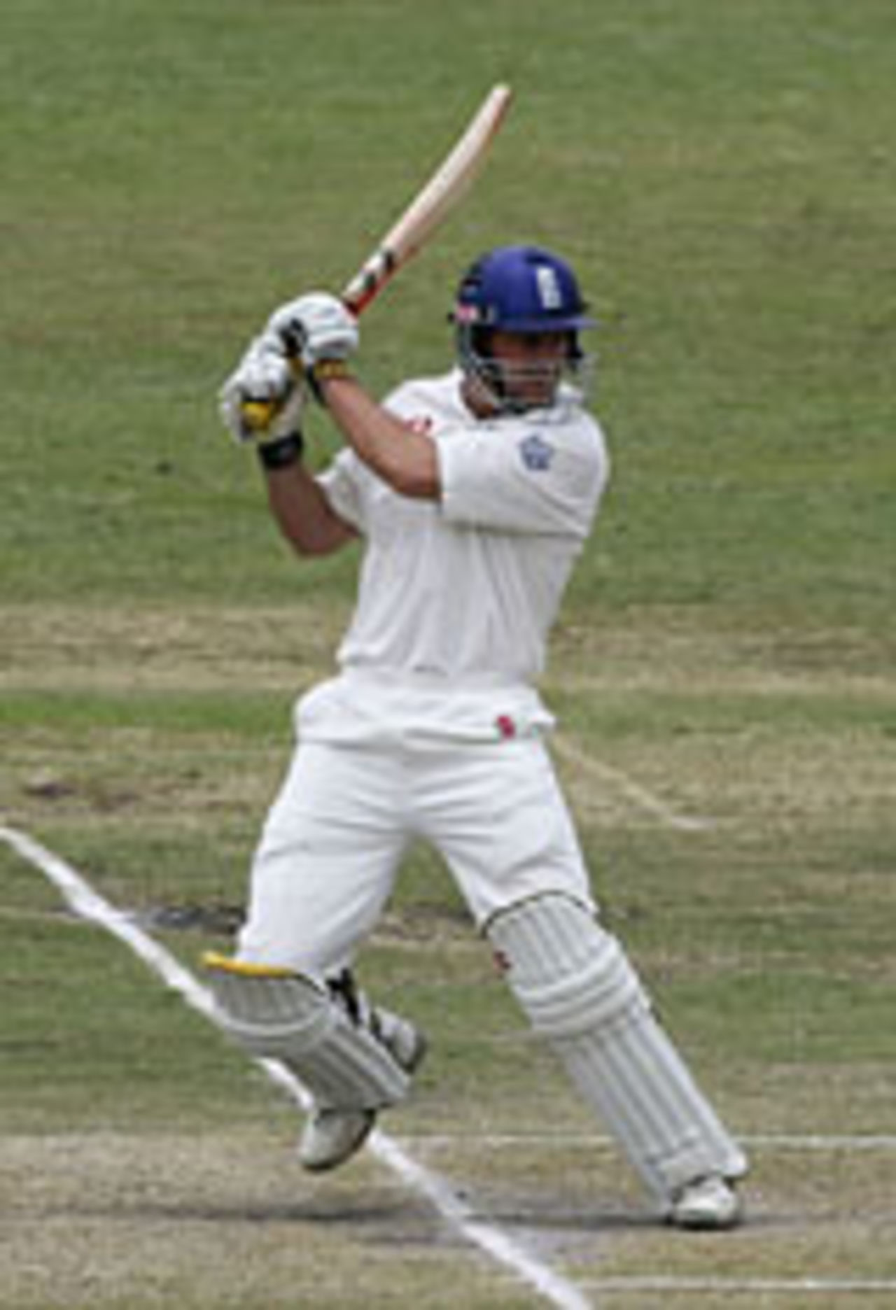 Andrew Strauss cuts, South Africa v England, 2nd Test, Durban, 3rd day, December 29 2004