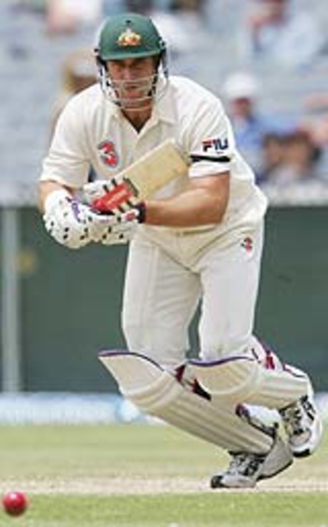 Matthew Hayden drives, Australia v Pakistan, 2nd Test,  Melbourne, December 29, 2004