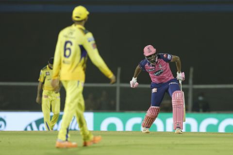 Returns of 1 for 28 from four overs before scoring 40 not out in 23 balls - R Ashwin has reason to be pumped, Chennai Super Kings vs Rajasthan Royals, IPL 2022, Brabourne Stadium, Mumbai, May 20, 2022