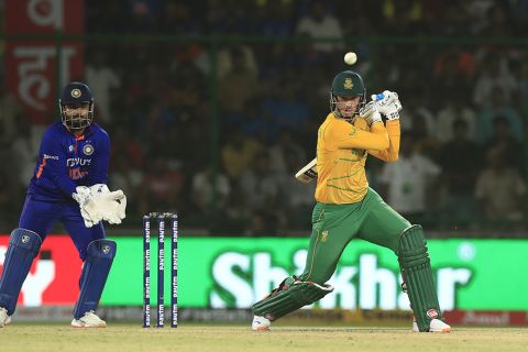 Rassie van der Dussen provided the finishing kick, India v South Africa, 1st T20I, Delhi, June 9, 2022