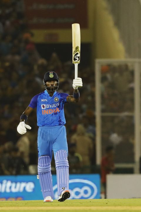 Hardik Pandya struck a rapid 30-ball 71 not out, India vs Australia, 1st T20I, Mohali, September 20, 2022