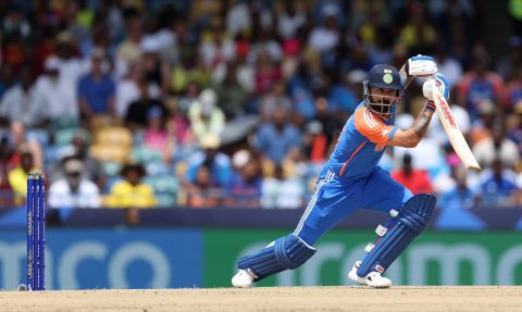 Virat Kohli hit three boundaries in the first over, India vs South Africa, T20 World Cup final, Bridgetown, Barbados, June 29, 2024