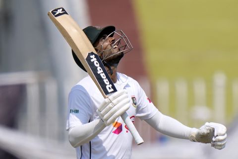 Mehidy Hasan Miraz scored his eighth Test fifty, Pakistan vs Bangladesh, 2nd Test, Rawalpindi, 3rd day, September 1, 2024