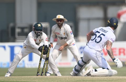 Ben Stokes was stumped by Mohammad Rizwan, Pakistan vs England, 2nd Test, Multan, 4th day, October 18, 2024