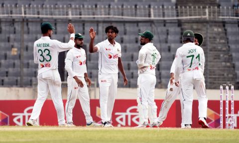 Hasan Mahmud took two wickets in the first session, Bangladesh vs South Africa, 1st Test, Mirpur, 2nd day, October 22, 2024