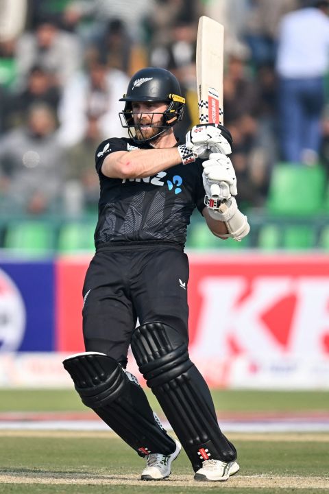Kane Williamson swivels into a pull, New Zealand vs South Africa, Pakistan tri-series, Lahore, February 10, 2025