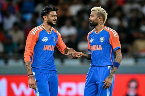 Axar Patel and Hardik Pandya are all smiles, India vs Bangladesh, Super Fours, Asia Cup, Dubai, September 24, 2025