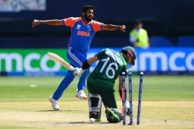 Jasprit Bumrah found a way through Mohammad Rizwan, India vs Pakistan, T20 World Cup 2024, New York, June 9, 2024