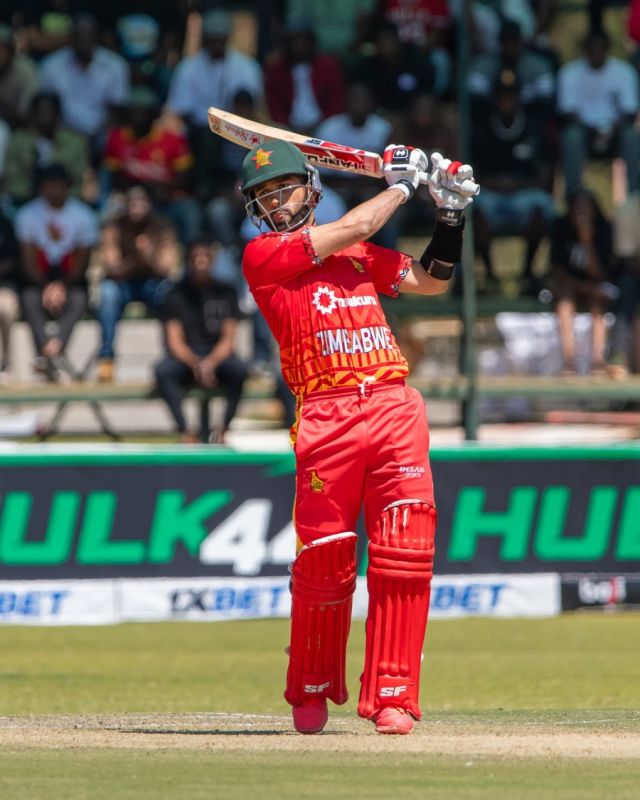 Sikandar Raza in action