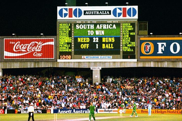 1992 South Africa need 22 of 1
