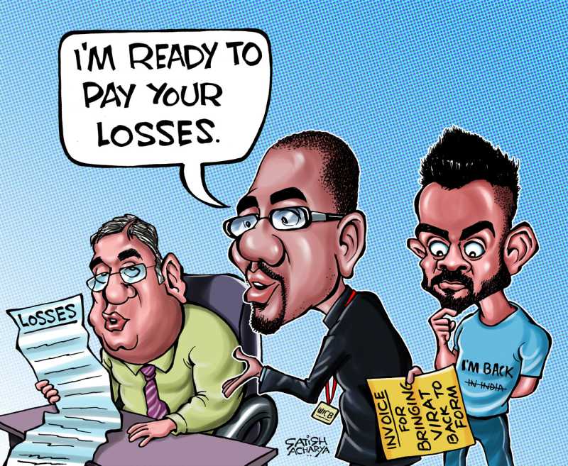 Cartoon: Covering losses | ESPNcricinfo