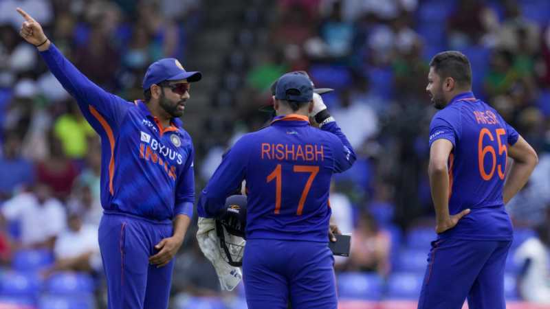 WI vs Ind 3rd T20I 2022 - Rohit Sharma retires hurt with back spasm; BCCI  'monitoring his progress'