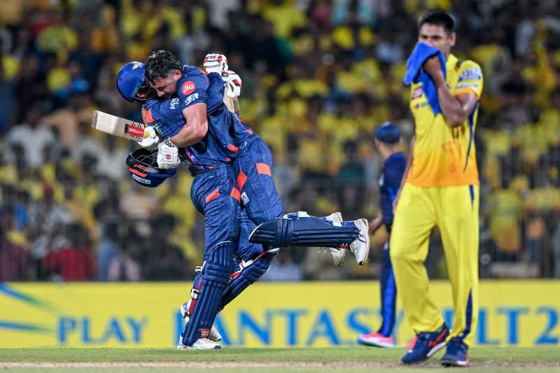 Live Report - Stoinis' 124* helps LSG breach Fortress Chepauk