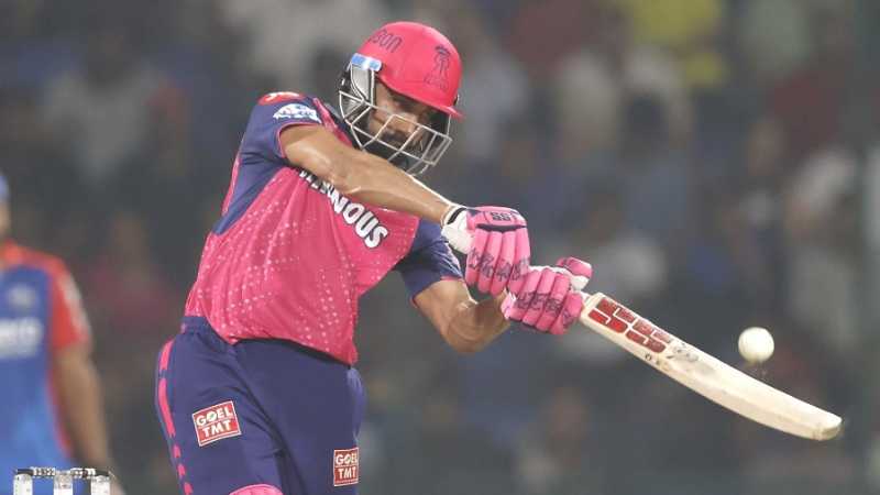Shubham Dubey cracked 25 off 12 balls before falling to Khaleel Ahmed, Delhi Capitals vs Rajasthan Royals, IPL 2024, Delhi, May 7, 2024 