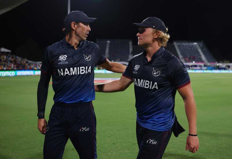 David Wiese and Ruben Trumpelmann shared seven wickets, Namibia vs Oman, T20 World Cup 2024, Group B, Bridgetown, June 2, 2024