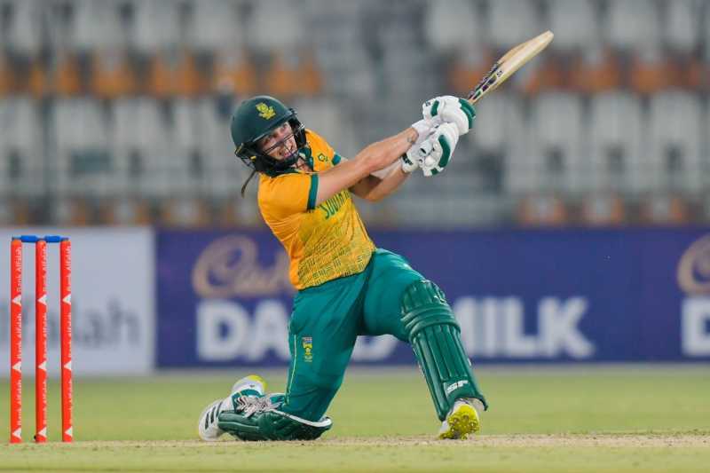 Tazmin Brits' unbeaten 56 earned her the Player-of-the-Match award, Pakistan vs South Africa, 1st Women's T20I, Multan, September 16, 2024