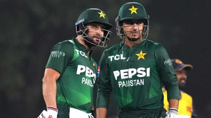 Saim Ayub and Sahibzada Farhan put Pakistan on top in the chase, Sri Lanka vs Pakistan, 1st T20I, Dambulla, January 7, 2026