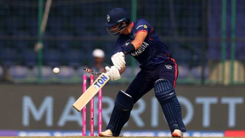 JJ Smit loses his stumps, Namibia vs Netherlands, T20 World Cup, Delhi, February 10, 2026