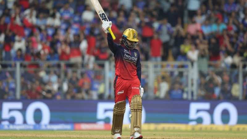 Rajat Patidar brought up a 17-ball half-century, Mumbai Indians vs Royal Challengers Bengaluru, IPL 2026, Mumbai, April 12, 2026