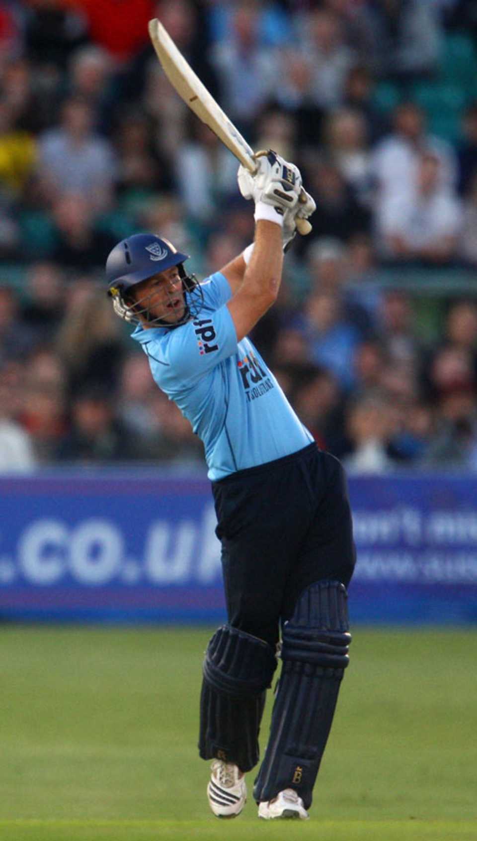 Chris Nash hammers a four as he guides Sussex to victory