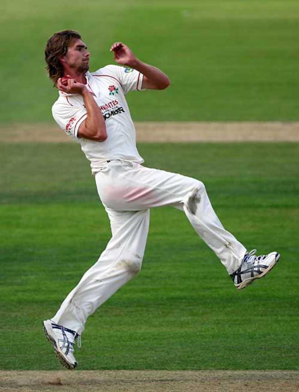 Oliver Newby helped restrict Hampshire with four wickets
