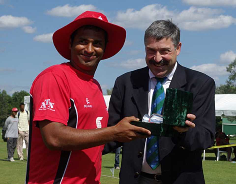 Khurram Chohan was the Man of the Match for taking 4 for 26