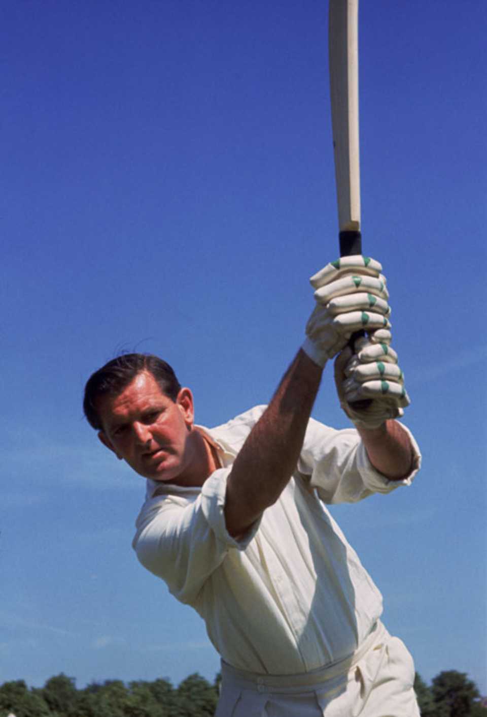 Tom Graveney bats, Kent v Worcestershire, Tunbridge Wells, 14 June, 1962