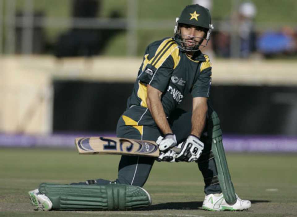Misbah-ul-Haq made a steadying 72