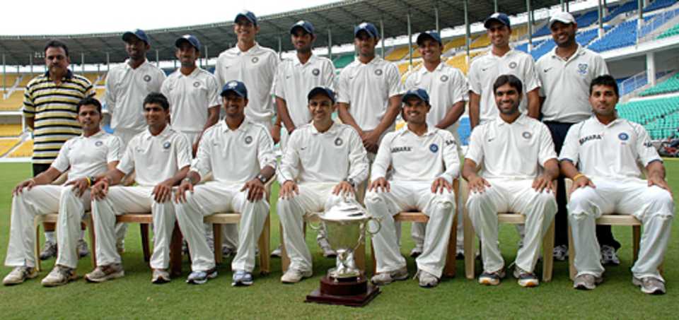The victorious Rest of India team