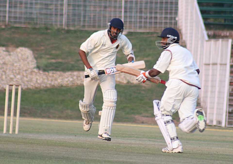 Halhadar Das and Basanth Mohanty added 74 for the ninth wicket