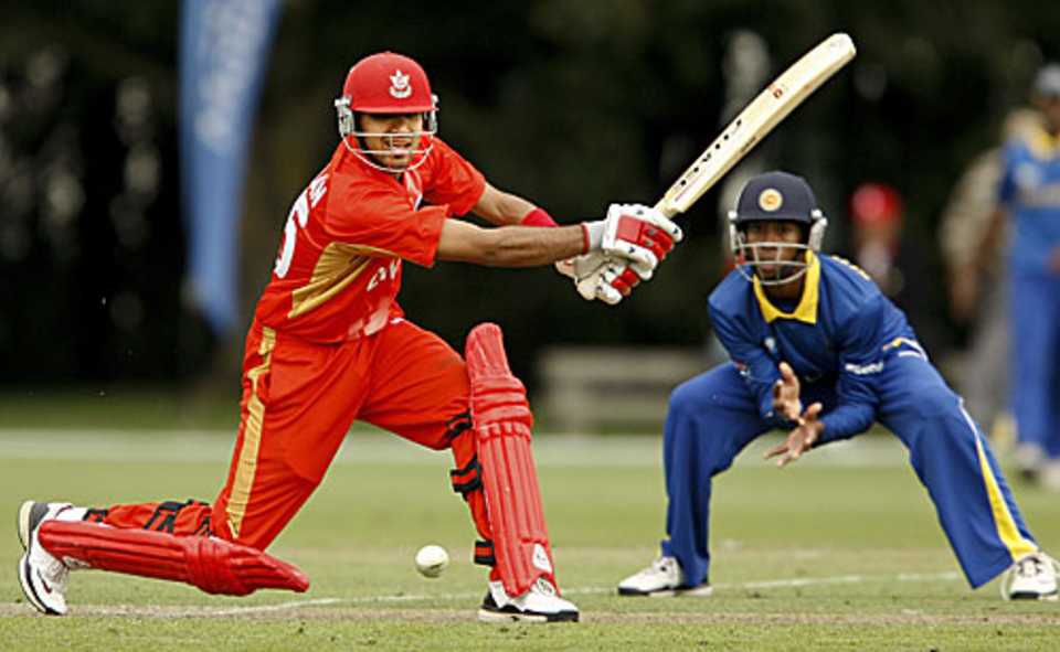 Hiral Patel played the lone hand for Canada with 69, Canada Under-19s v Sri Lanka Under-19s, 14th Match, Group C, ICC Under-19 World Cup, Lincoln, January 18, 2010