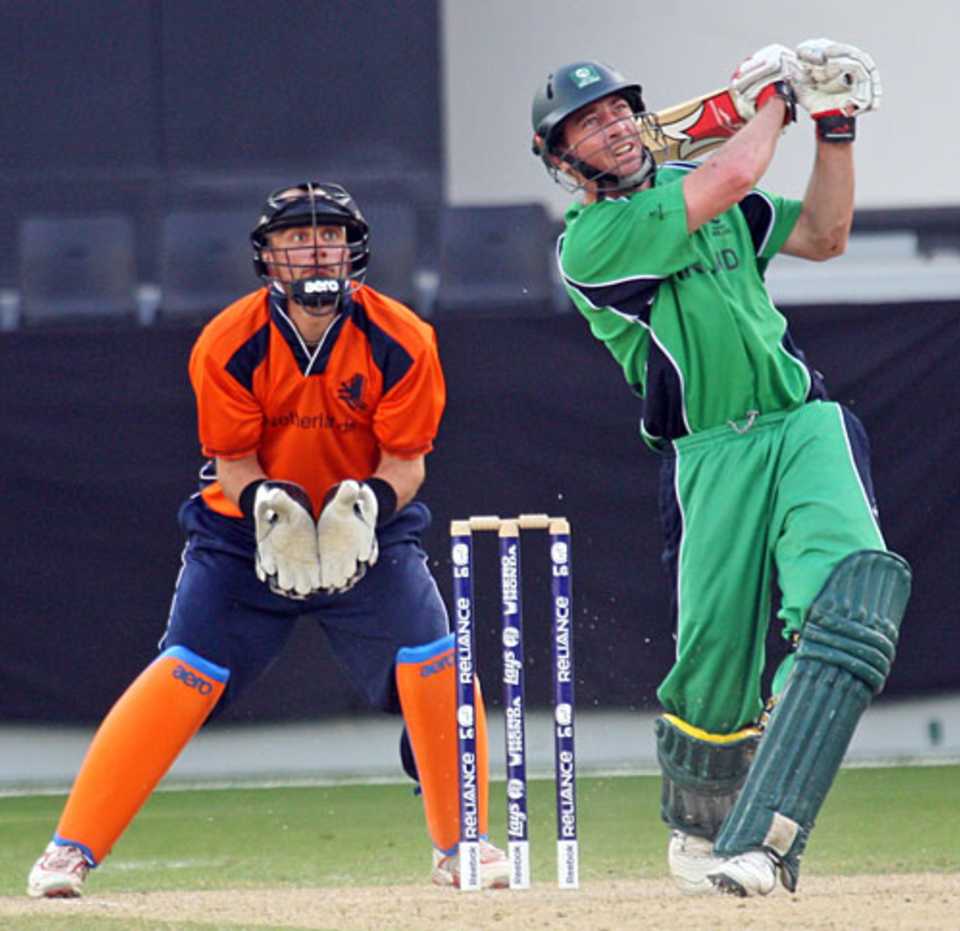 Alex Cusack was the foundation of Ireland's innings with a man-of-the-match winning 65, United Arab Emirates v Afghanistan, ICC World Twenty20 Qualifier, Super Four, Dubai, February 13, 2010