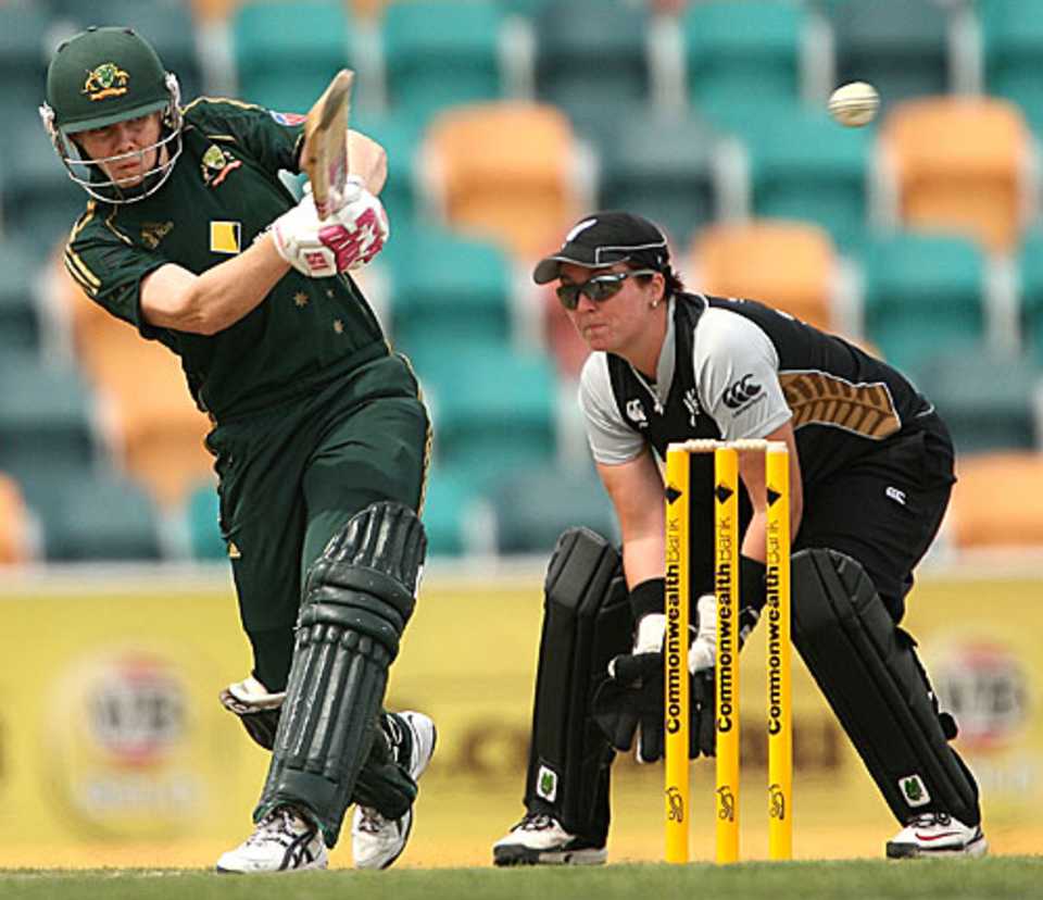 Alex Blackwell top scored for Australia with 40, Australia v New Zealand, 2nd women's Twenty20, Hobart, February 22, 2010