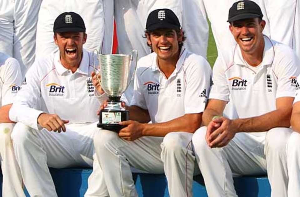 Alastair Cook savours a series victory, Bangladesh v England, 2nd Test, Dhaka, 5th day, March 24, 2010