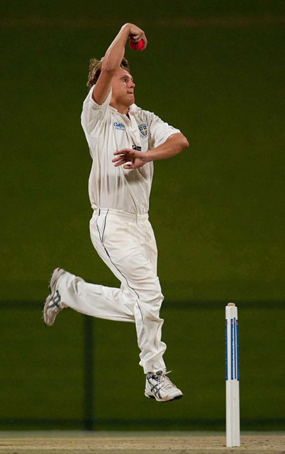 Scott Borthwick was in the wickets again as Durham edged closer to victory , MCC v Durham, Abu Dhabi, March 31, 2010
