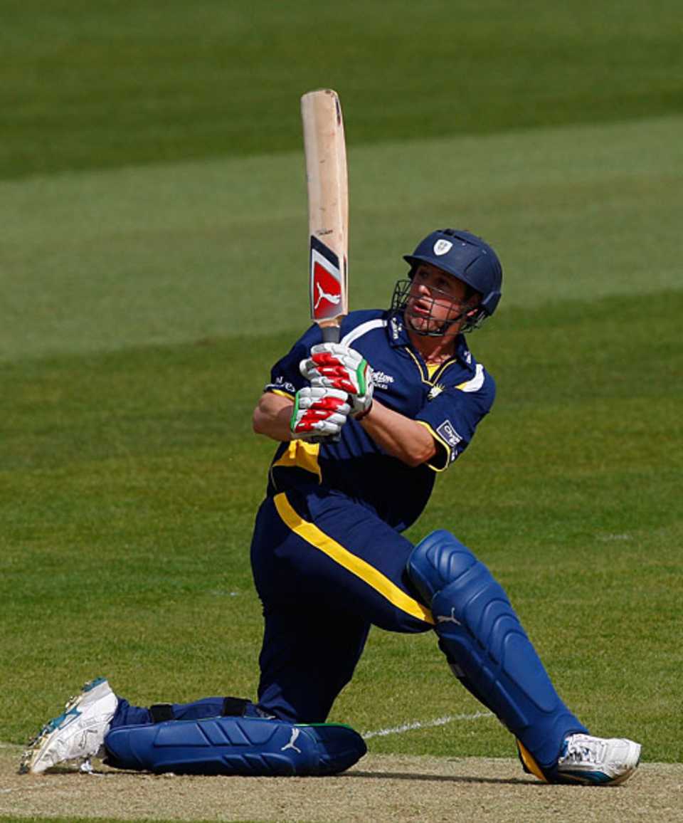 Phil Mustard led a strong Durham batting effort with 74, Durham v Hampshire, Clydesdale Bank 40, Group C, Chester-le-Street, April 25, 2010