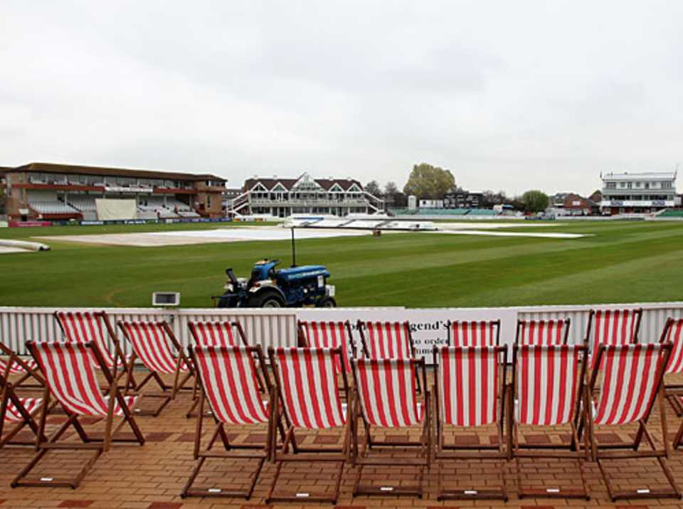 Rain prevented any play on the third day at Taunton