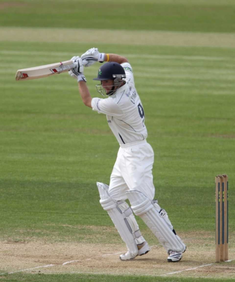 Adam Lyth anchored Yorkshire's second innings, reaching an unbeaten 64 after his first-innings hundred, Hampshire v Yorkshire, County Championship, Division One, Southampton, May 26, 2010