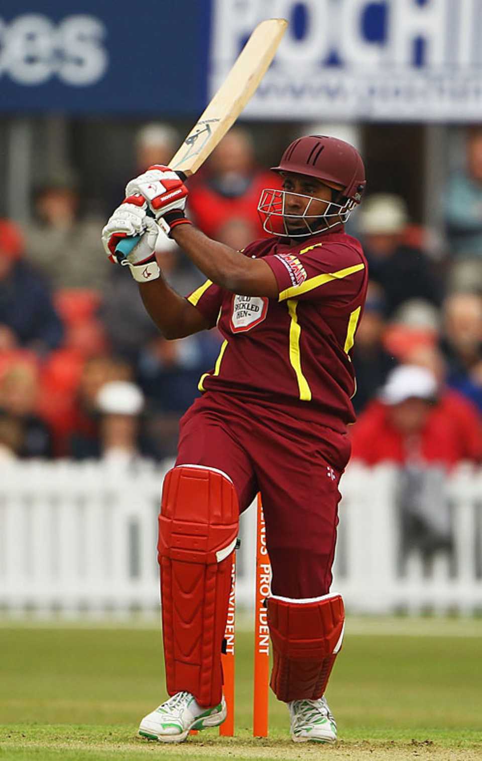 Chaminda Vaas clubbed 50 off 36 balls to launch Northamptonshire