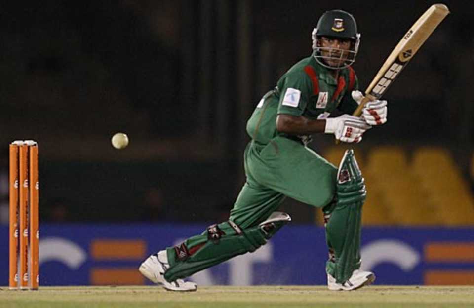 Imrul Kayes plays the ball on the leg side, Bangladesh v Pakistan, 5th ODI, Asia Cup, Dambulla, June 21, 2010