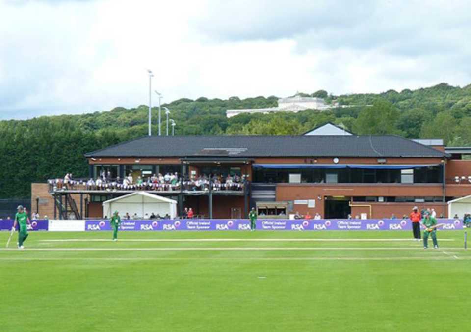 A view of the Civil Service Cricket Club ground in Stormont