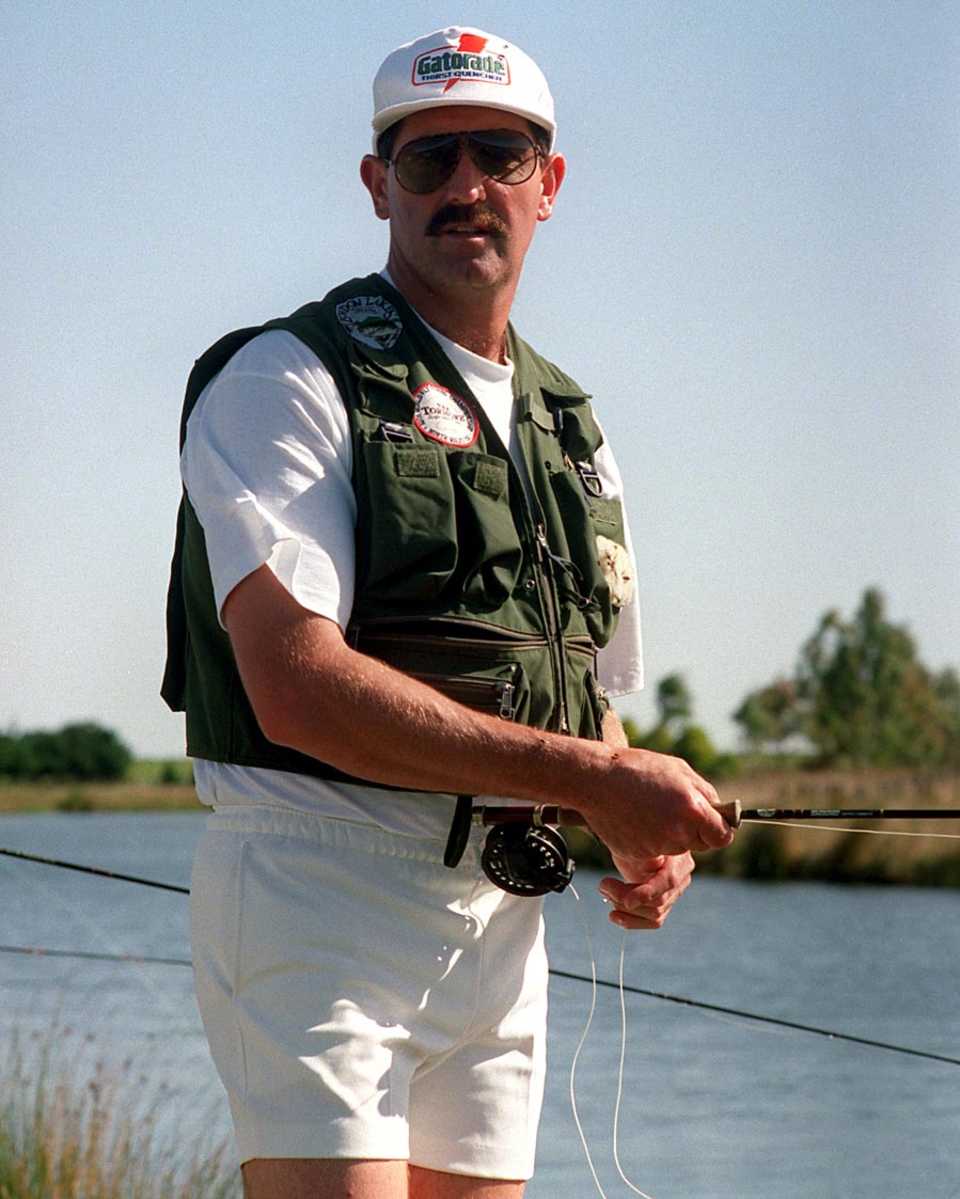Graham Gooch goes fishing