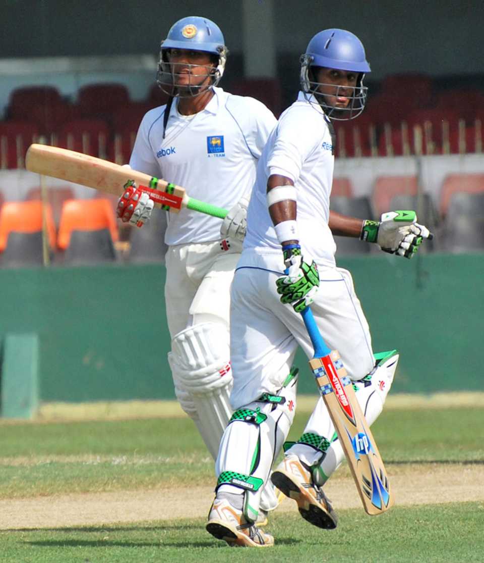 Dimuth Karunaratne and Dinesh Chandimal added 369 runs