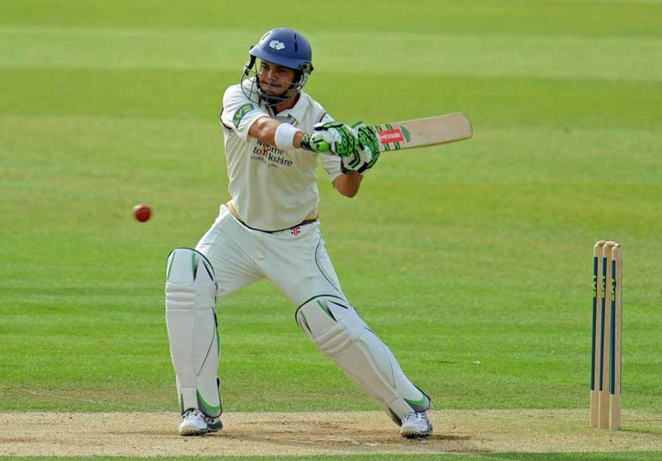 Jacques Rudolph's hundred anchored Yorkshire's chase and left them on the verge of a crucial win