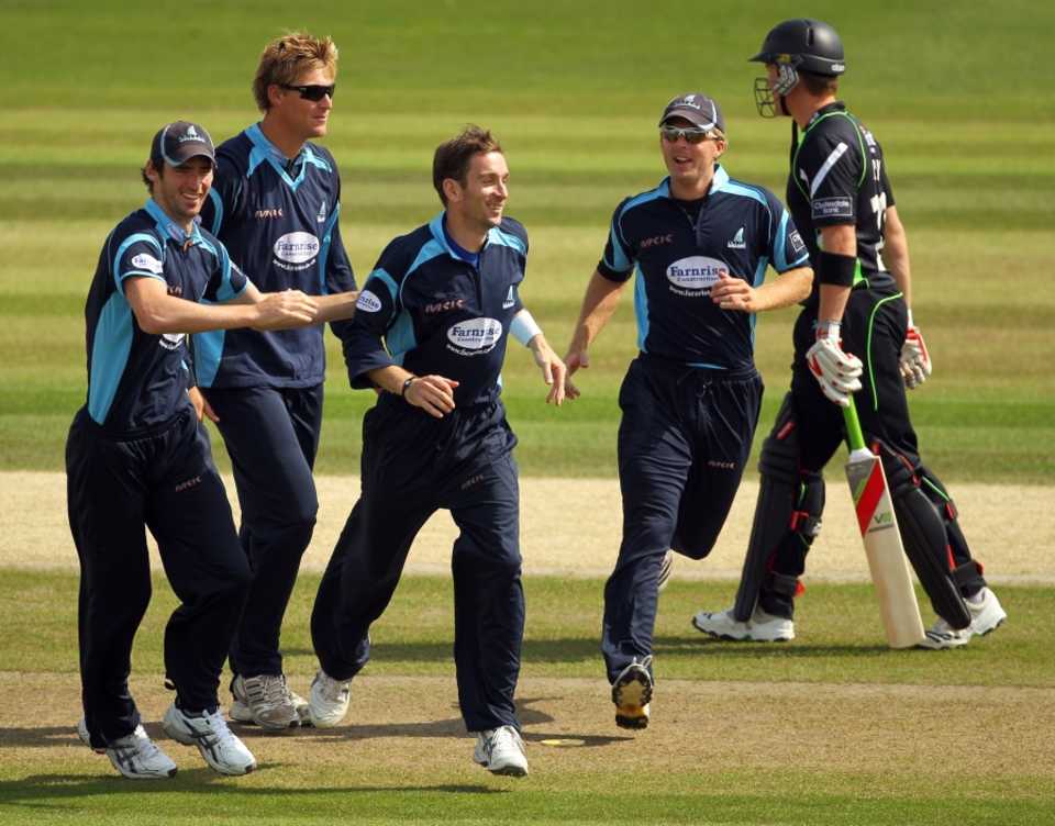 James Kirtley took three wickets to help set up a thrilling tie in his final game for Sussex