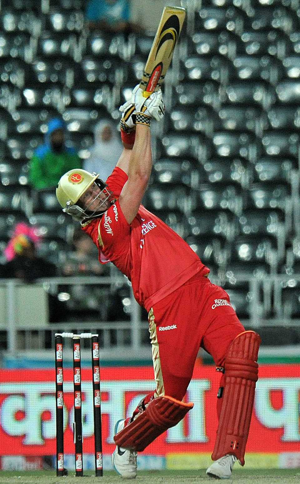 Cameron White launches one out of the ground, Lions v Bangalore, CLT20 2010, Johannesburg