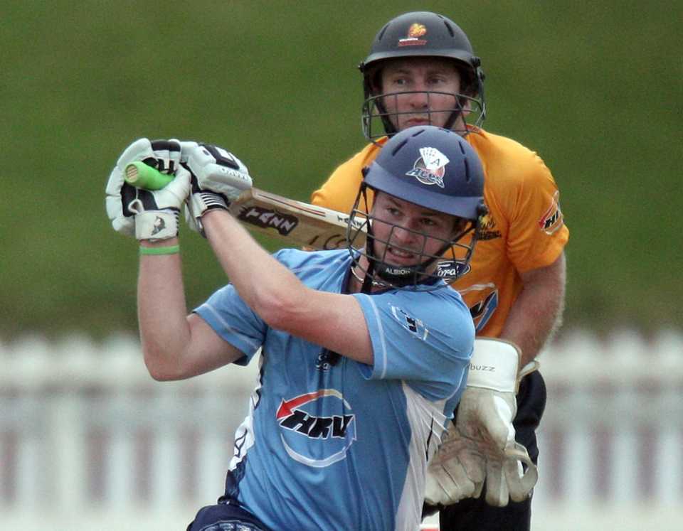 Auckland's Colin Munro made a quick 25 and took two crucial wickets at the death, Wellington v Auckland, HRV Cup, Wellington, December 14, 2010 