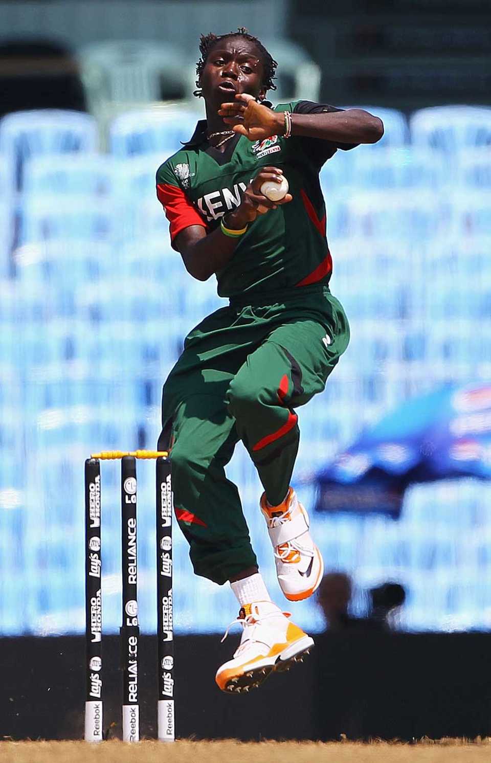 Nehemiah Odhiambo bowled just one over, Kenya v New Zealand, Group A, World Cup 2011, Chennai, February 20, 2011