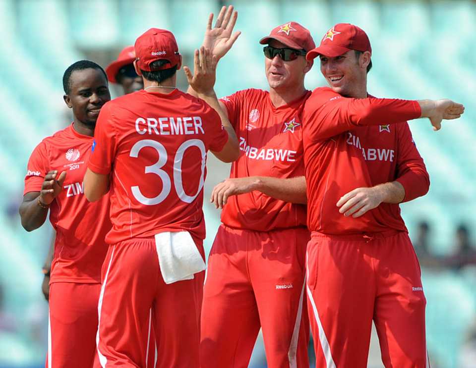 Zimbabwe's bowlers backed up their batsmen with an all-round performance, Kenya v Zimbabwe, Group A, World Cup 2011, Kolkata, March 20, 2011