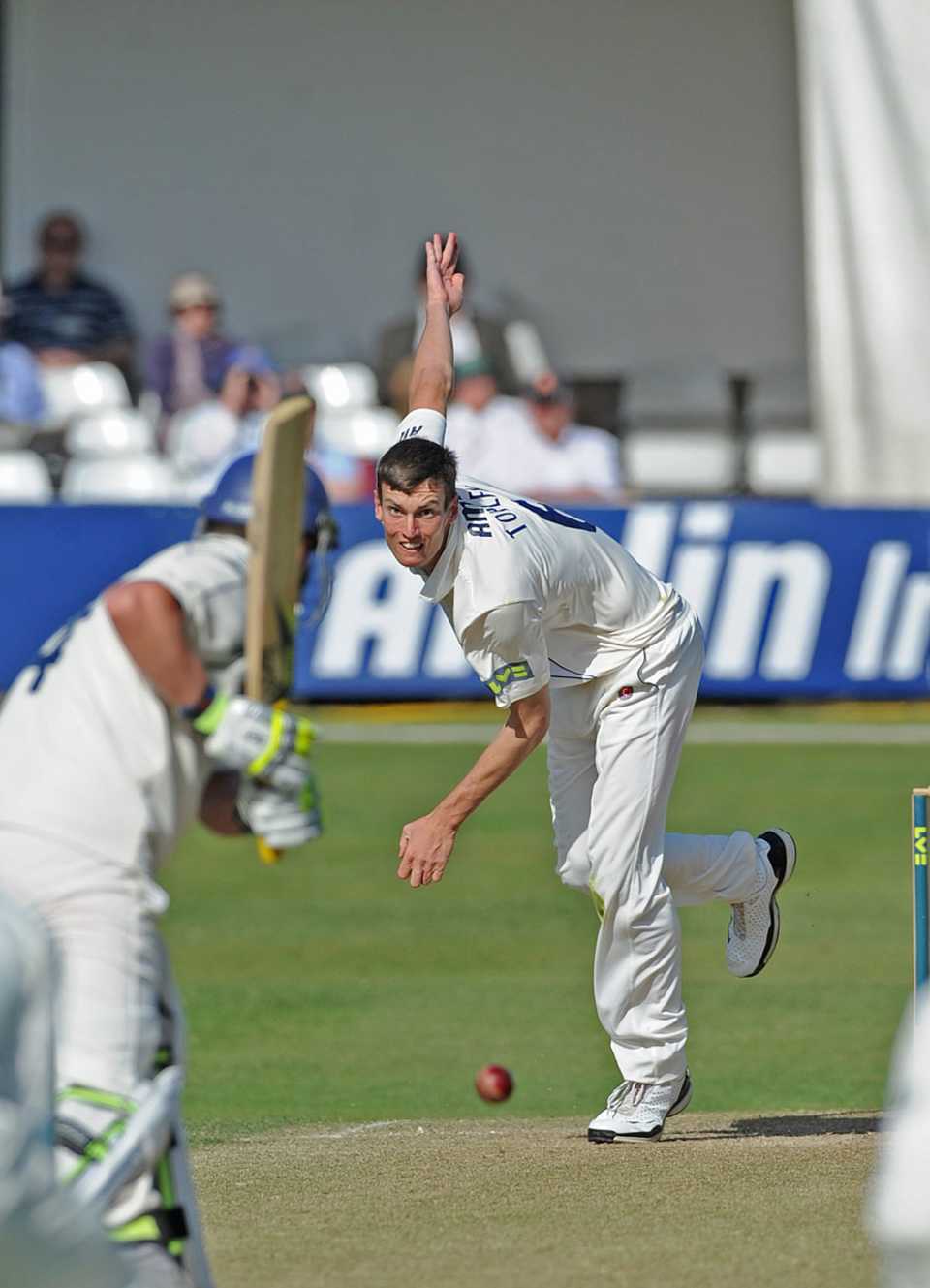 Reece Topley took seven wickets on his first Championship outing
